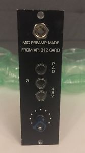 API 312 preamp vintage Brent Averill BAE