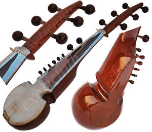 SAROD WITH FIBER CASE~CONCERT QUALITY~AMJAD ALI KHAN STYLE~TUN WOOD~SARUD~SAROOD