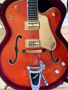 GRETSCH G6120SSU  BRIAN SETZER NASHVILLE Guitar ORANGE FLAME S/N 022120-2063