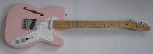 Fender Telecaster Classic Series '69 Thinline MIM Shell Pink-rare custom colour