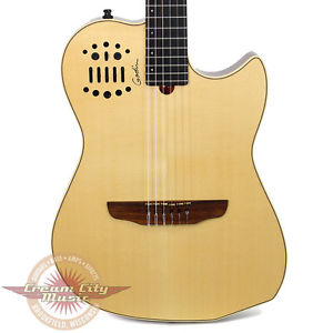 Godin Multiac Nylon SA Synth Ready Acoustic Electric Guitar Natural New B Stock