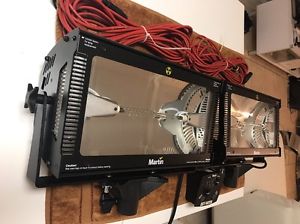 2  Martin Atomic 3000 watt DMX Lighting Strobe 110V