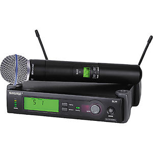 Shure SLX24/BETA58 SLX Wireless Handheld System w/ BETA58 Mic.