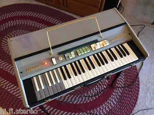 1968 Farfisa Mini Compact Deluxe Mk III Vintage Portable Combo Organ + Extras