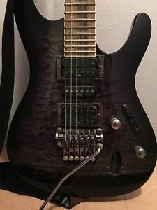 Ibanez S570DXQM S Series Quilted Maple Grey