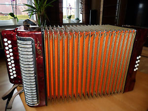 Vintage Hohner Corso G/C, Melodeon, Made in Germany, Button Accordion.Beautiful.