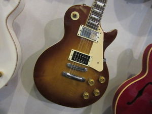 JooDee Les Paul Type 1970's Electric Guitar Used Rare Sunburst F/S Made in Japan