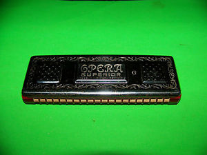 Antique Double Sided Harmonica opera superior Made in Germany Circa 1800's