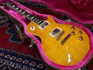 Crews K&T LED 1959 LD Brown w/hard case F/S Guiter Bass From JAPAN #S41