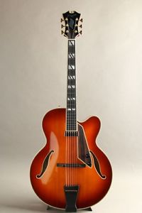 D'AQUIST DQ-NYE Almond Burst Brown w/hard case F/S Guitar Bass from Japan #R1552