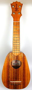 KoAloha KSM-01 Sopran Pineapple Ukulele, massives Koa, handgebaut auf Hawaii