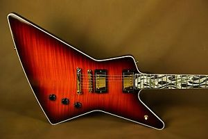 Gibson Flamethrower Explorer Ultima Brimstone Burst Electric Guitar