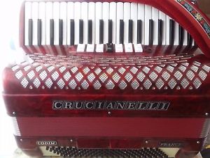 Akkordeon accordion acordeon  Made in Italy CRUCIANELLI 120 BASS