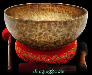 New Tibetan Singing Bowl: Jambati 13 1/4