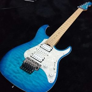 Used! ESP Japan -Edwards- Snapper Guitar E-SN-150FR Aqua Marine Blue 24f Duncan