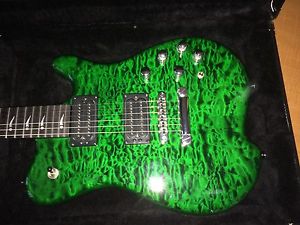 Carvin HF2S Guitar -  Allan Holdsworth - Triple Stain Green -  MIDI Synth Ready