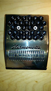 Harmonetta, Mundakkordeon generalüberholt mit 2 Spielanleitungen