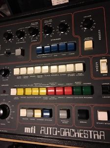 vintage auto orchestra drum machine analog drum synthseizer MTI A01 W/ Extras!