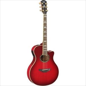 YAMAHA APX1000 APX-1000 CRB Electric Acoustic Guitar Japan Red