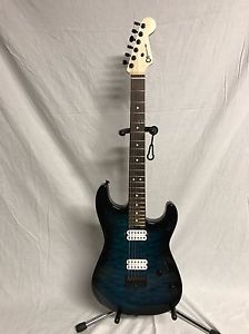 Charvel Pro-Mod San Dimas Style 1 HH HT - Transparent Blue Burst