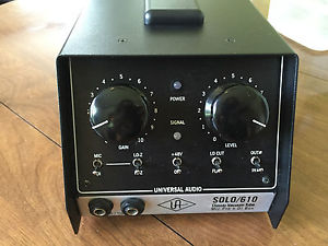 Universal Audio Solo 610 Tube Preamp Mint Mic Pre DI Box