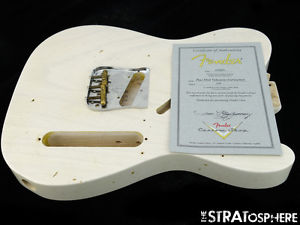 Fender Custom Shop Postmodern Relic Telecaster BODY+ HARDWARE Tele White Blonde