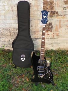 Guild S-200 S200 TBird T-Bird Solid Body Black Finish Electric Guitar #2902