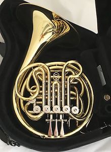 HANS HOYER Mod.4812 Full Triple French Horn F/Bb/high-F