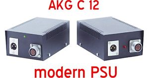 Custom made PSU for AKG C12 tube microphone