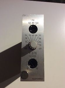 2/2 Telefunken V376 Tab, Siemens, Neve