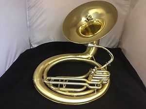 Besson BREVETE Bb Satin Brass Pro Sousa/Sousaphone w/New Case. Original Bell
