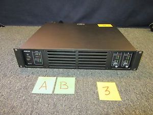 ASHLY 800 AMP POWER AMPLIFIER 420 WATT 120V 2 CHANNEL RACK MOUNT NICE USED