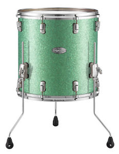 Reference 16"x16" Floor Tom, #413 Turquoise Glass