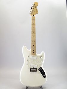 FENDER Mustang Olympic White Used Electric Guitar Free Shipping