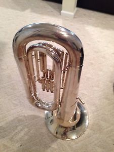 Blessing Silver Concert Tuba With Case And Mouthpiece