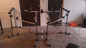GIBRALTAR DOUBLE BASS DRUM RACK.