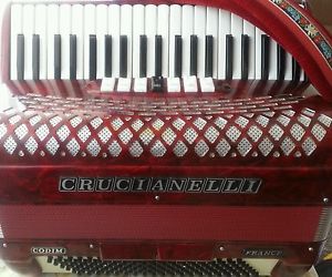 Acordeón Accordion akkordeon fisarmonica Crucianelli 120 bajos Made in Italy
