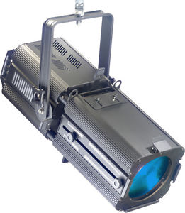 200-watt RGBW profile stage light, black metal case (Spot 200)