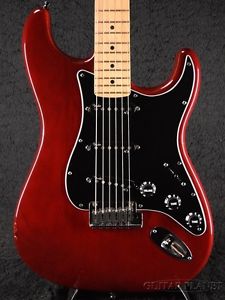 Fender USA: American Deluxe Stratocaster Wine Transparent/Maple 2010 USED