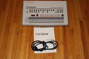 Roland TR-909 Drum Machine with Manual + Power Cord