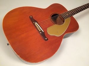 1965 Fender Malibu Acoustic Guitar in Antique Natural with Hardshell Case