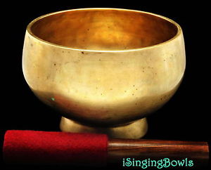 Antique Tibetan Singing Bowl: Stem 6 3/4