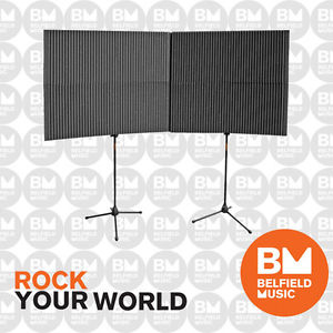 Auralex MAX-Wall 1141: 4-Wall Isolation Booth - Charcoal  - Belfield Music