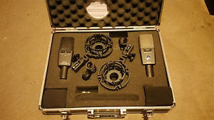 AKG C 414 XLS REFERENCE RECORDING STEREO SET-MATCHED PAIR-EXCELLENT CONDITION!!