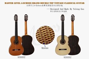 Yulong Guo A. Echoes Double-Top CEDAR Classical Guitar