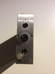 1/2 Telefunken V676 , Tab, Siemens, Neve
