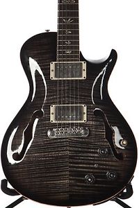 2011 PRS Paul Reed Smith SC/HBII Singlecut Hollowbody Black Charcoal 10 Top Piez