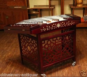 Professional & Beginner Red Aged rosewood 402 Dulcimer YangQin wheat flower#4010