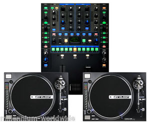 2 RELOOP RP8000S STRAIGHT ARM TURNTABLES w/ RANE SIXTY-TWO DJ MIXER Auth. Dealer