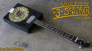 Cigar Box Resonator Guitar 3 String Blues Dobro akustische E Gitarre